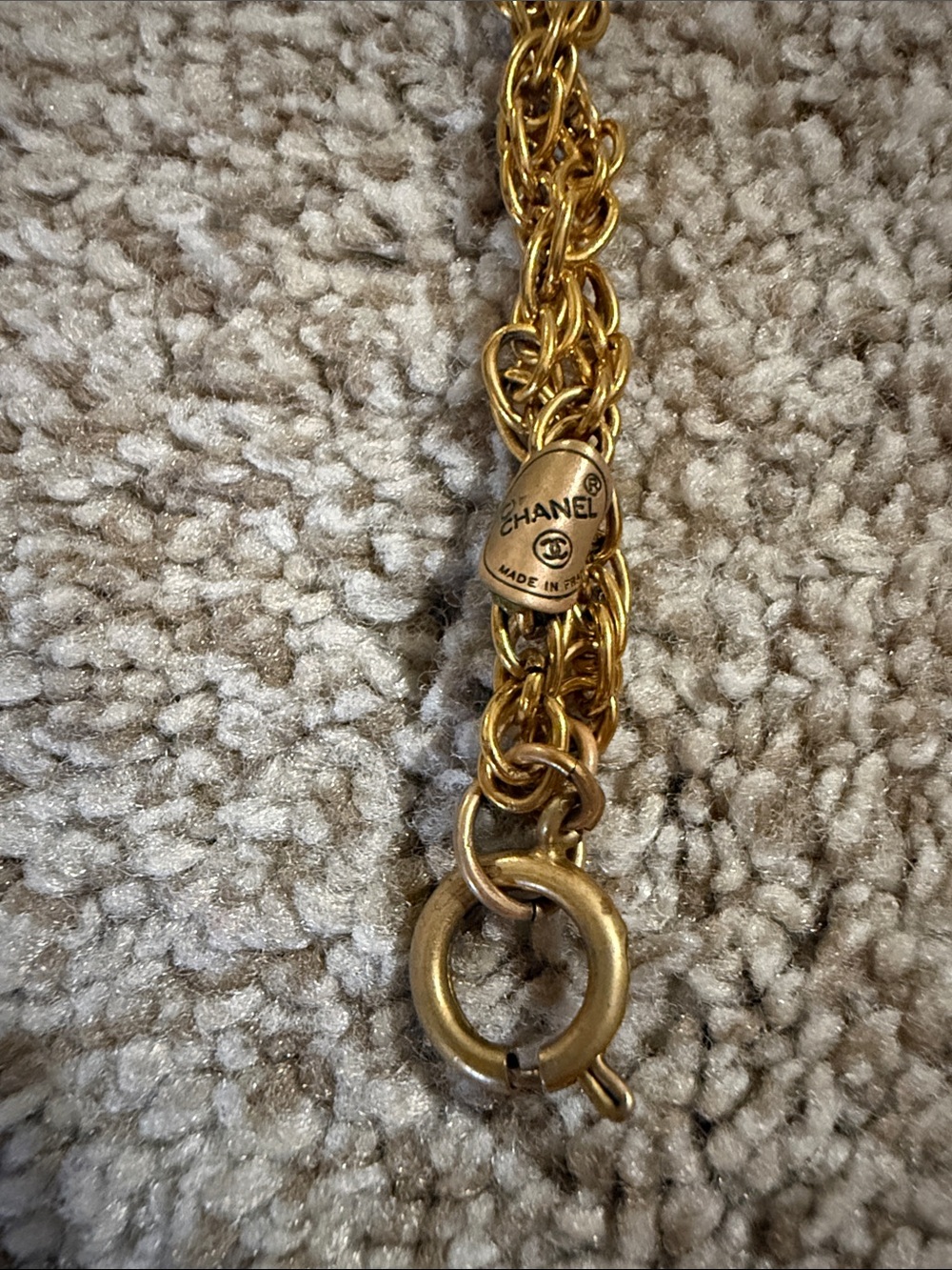 Vintage Chanel Gold plated with COA 32” long. - Picture 4 of 5
